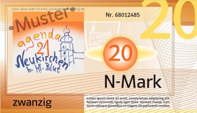 N-Mark, Regionalwährung für Neukirchen