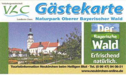 Gästekarte Neukirchen b.Hl.Blut Gästekarte Neukirchen b.Hl.Blut