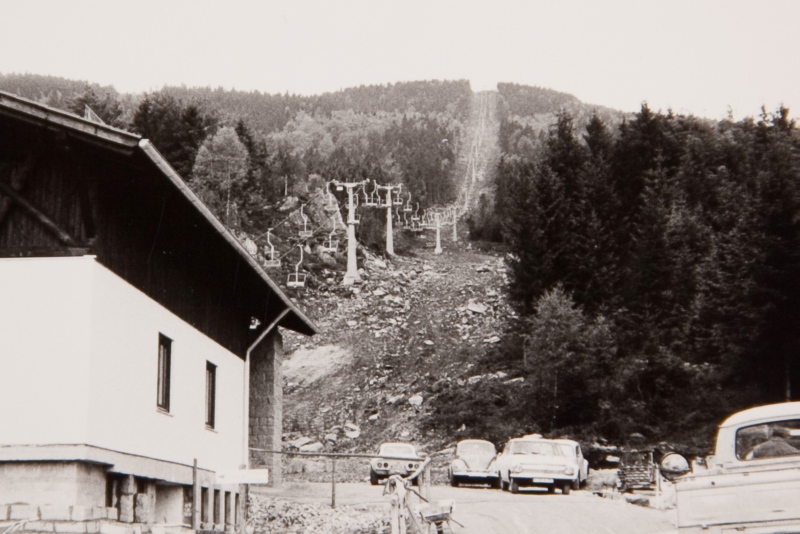 Bau der Hohenbogenbahn